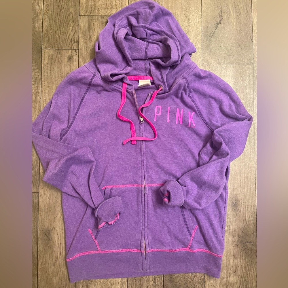 PINK Full-Zip Hoodie